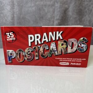 Prank Postcards by Prank-O FUNNY PRANKS COMEDY JOKES POSTCARDS FAMILY Friends